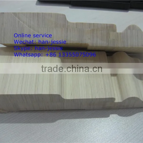 Unpainted Wood Baseboard Moulding