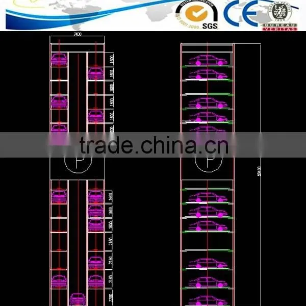 Customized Tower Type Vertical Lifting Car Parking System photo-2