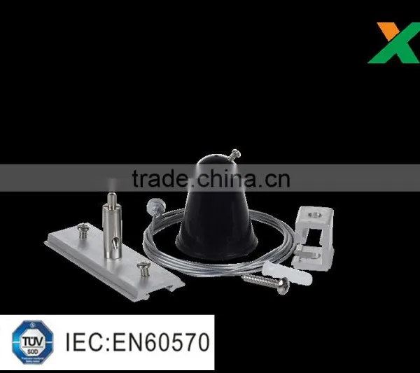 Single Phase 2 Wires Track Suspension Gears Light Fixture Parts