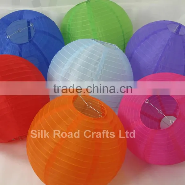 Round Ball Shape Electric Paper Lantern for Decoration