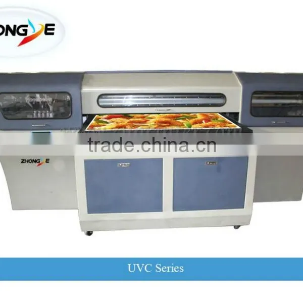 Small Flatbed Printer UV Inkjet Printer With UV LED Drying System