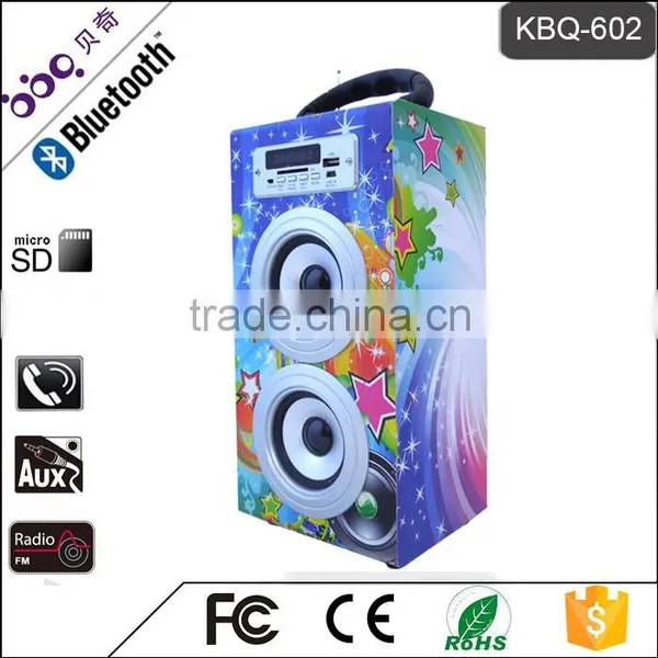 BBQ KBQ-602 10W 1200mAh Cartoon Animal FM Radio Speaker With USB Port
