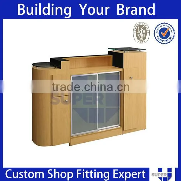 Shopping Mall Shop in Shop Retail Cashier Counter Timber Display Counter photo-2