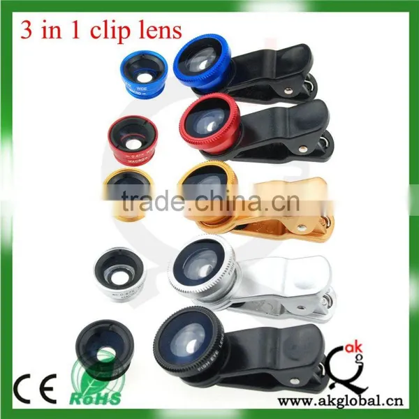 3 in 1 Clip-On 180 Degree Supreme Fisheye + 0.67X Wide Angle+ 10X Macro Lens For IPhone 6 photo-5