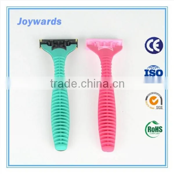 With Lubricating Strip Changeable 3 Blade Shaving Razor photo-2