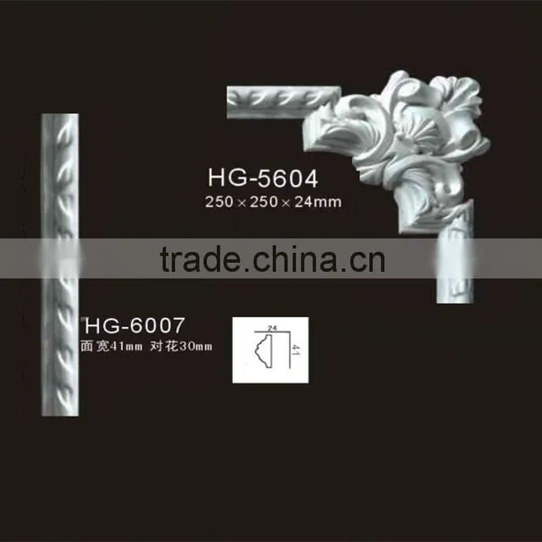 Polyurethane Foam Decorative Corners pu Foam Wall Corner Moulding for Home Design