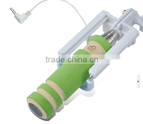 Mini Selfie Stick 13.5 cm 2015 Top Hot 13.5cm Super Mini Wired Selfie Stick Handheld Monopod photo-6