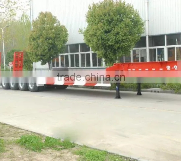 3 Axles Gooseneck Low Bed Semi Trailer / the Cheapest Low Bed Semi Trailers photo-5