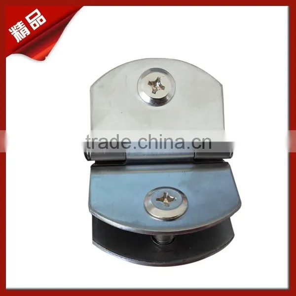 HJ-069 Popular in Europe of 10cm Semicircle Double Hinge Stainless Steel Glass Hinge Made in China Glass Hinge