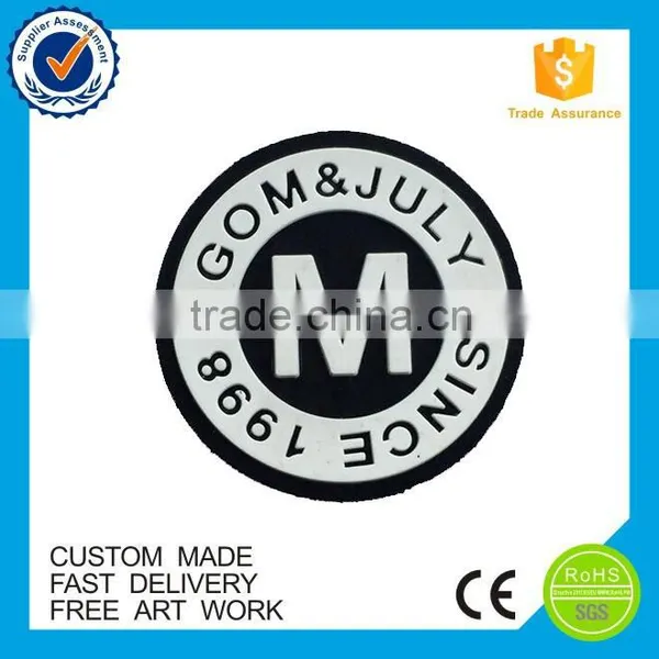 2016 Skull Shape Cheap Custom Fashion Pvc Patch photo-5