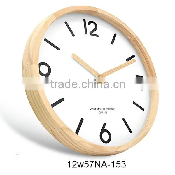 12 Inch Novelty Trendy Youngtown Quartz Wood Clock (12W57NA-152) photo-3