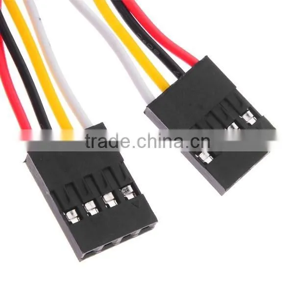 4 Pin DuPont Female To Female Connector With 26awg PVC Wire 200mm Length Cable photo-2