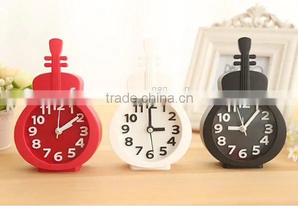 Jjuitar Design Mini Digital Alarm Clock /digital Desk Clock/dugital Table Clock photo-2