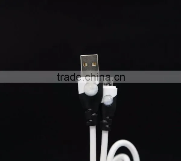 Wholesale Price for Samsung Micro Usb Charging Cable Usb Charger With Led Light, Candy Colors photo-6