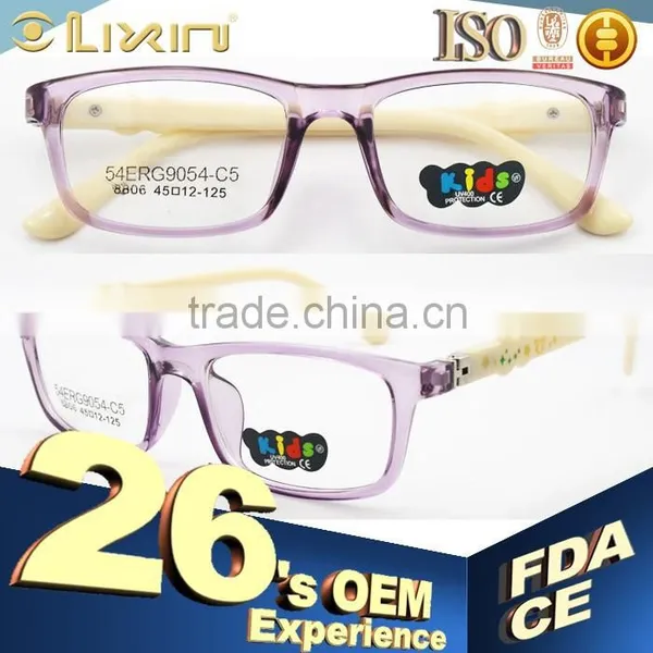 Fashion Fantasy TR Kids Optical Frames With Cute Cartoon Temple Kids Eyewear 54ERG9054 photo-4