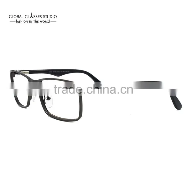 Simplicity Design Rectangle Eyeglasses Full Rim Optical Frame for Men Metal Eyewear Spectacle Glass SE763 photo-3
