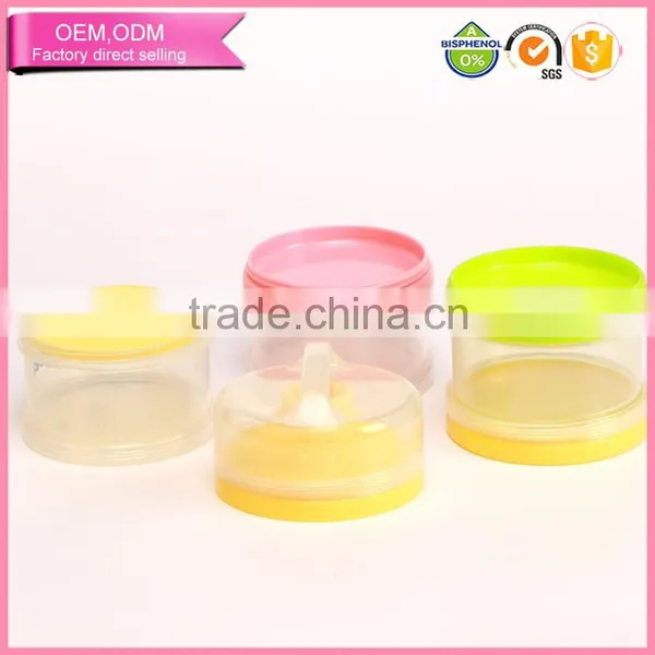 Baby Accessories BPA Free Plastic Baby Milk Powder Storage Container Three Compartments photo-3