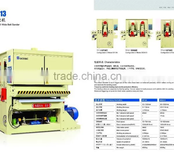 1300mm 4ft High-duty Double Sides Sanding Machine Sander Machinery/sander/woodworking Machine photo-3