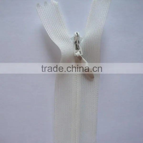 #3 Invisible Zipper With Lace Tape Closed End Auto Lock