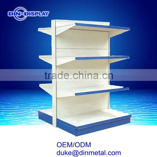2016 Hot Elegant Mobile Supermarket Display Rack With Hooks Supermarket Display Shelves photo-3