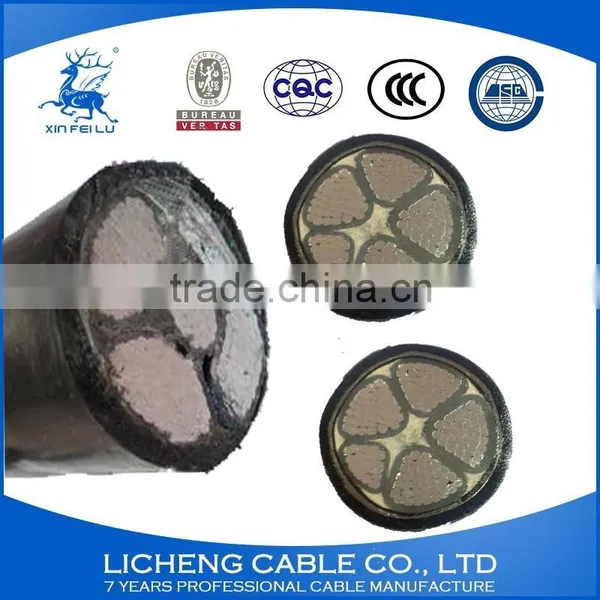 4*240+1*120mm2- 5 Core Best Selling Chinese Cable Supplier Aluminum XLPE Insulated PVC Sheathed Power Cable -YJLV photo-4
