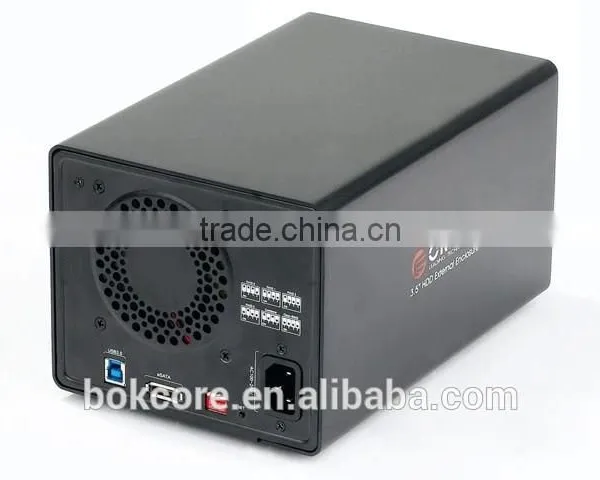 3bay 3.5" SATA HDD RAID Enclosure With Multi Kinds of RIAD Mode photo-3