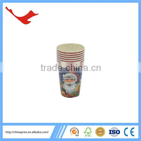 007 Christmas Decoration Custom Printed Disposable Paper Cup photo-2