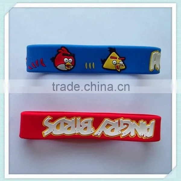 2015 Custom Cute Pvc Wristband 3d Rubber Band Bracelet Maker photo-2