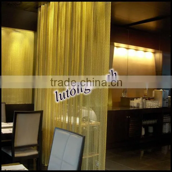 high quality colorful metal chain room partition divider
