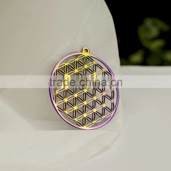 Fashion Jewelry 2016 Chakra Flower of Life Pendant Necklace photo-4