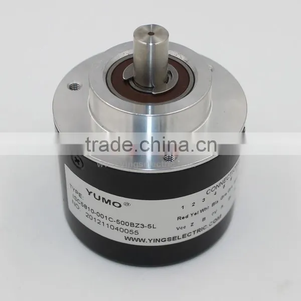 YUMO ISC5810 500 PPR 5V 12V 24VDC Cnc Incremental Shaft Rotary Encoder Ip67 photo-3