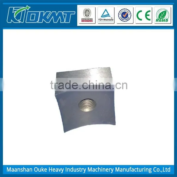 D2 Single Shaft Shredder Blades / Plastic Crusher Blades
