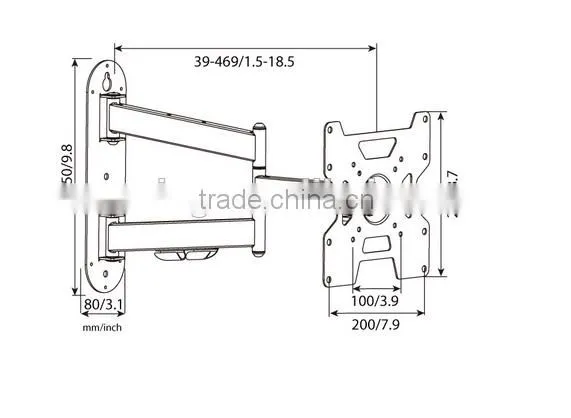 23''-37'' tv Wall Mount Bracket photo-4