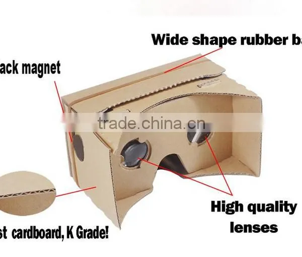 OEM Google Cardboard vr Glasses With Magnetic Button photo-3