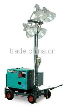 Metal Halide Lamp Lighting Tower With Single Cylinder Diesel Engine photo-3