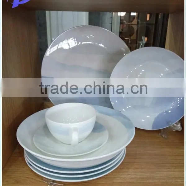 45% Bone China 72 PCS Porcelain Dinner Set photo-2
