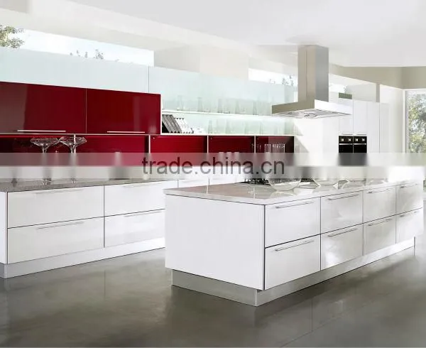 White Color High Gloss Pvc Laminated Mdf Board With uv Coating photo-3