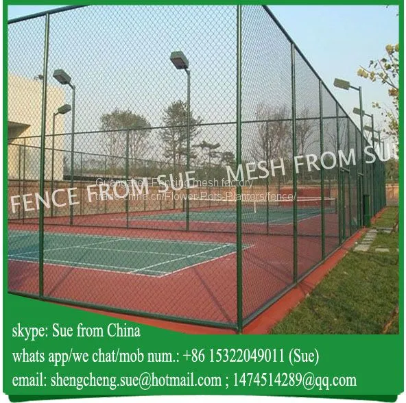 PVC Chainlink Fence Outdoor Children Play Fence photo-2