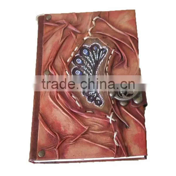 %100 New Genuine REAL LEATHER HANDMADE- HANDMADE HIGH QUALITY VARIOUS DESIGNS JOURNAL -NOTEBOOK - DIARY - SKETCHBOOK photo-4