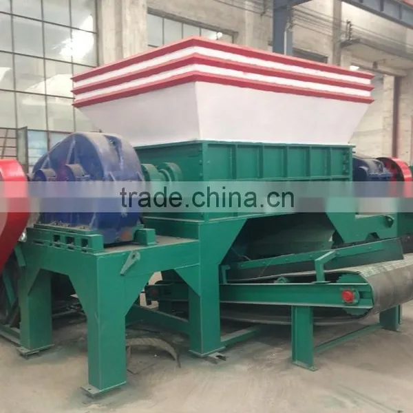 Multifunctional Twin Shaft Wood Shredder photo-3