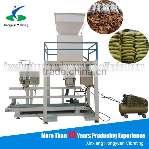 10-50kg Plastic Weaving Bag Pine Nugget Bark Weighing Packing Machine