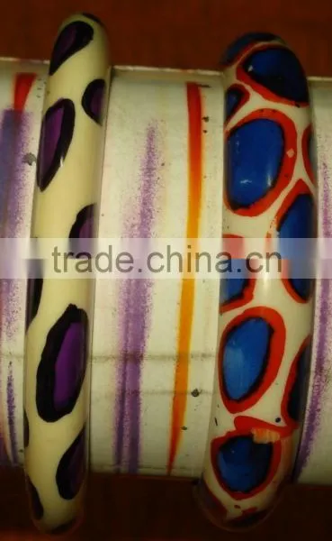 Brass Printed Bangles photo-5