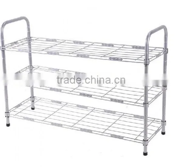 Vivinature Metal Wire 16Pair Shoe Rack, White photo-4