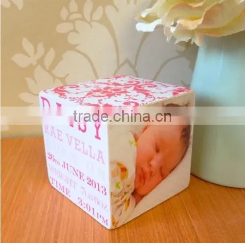 UV Printing on Wood Cube photo-3