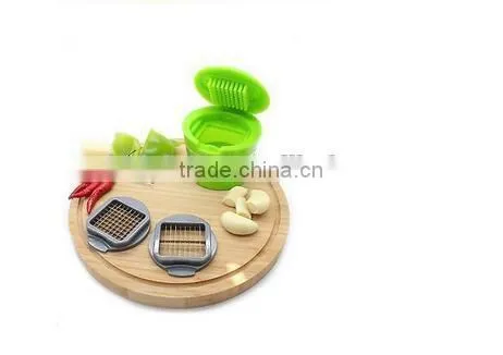 Cy283 Mini Multifunction 2 Stainless Steel Blades Garlic Press Chopper Mincer photo-6