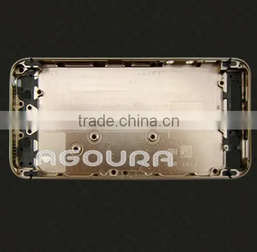 Big Sale Luxury Design24K 100% Genuine Gold Housing for Iphone 5,champagne Color Full Housing photo-5
