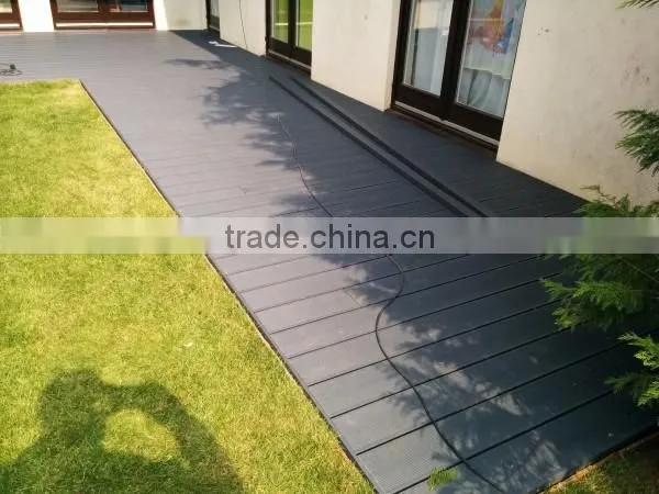 Outdoor Wpc Decking Floor,Outdoor WPC Wood Flooring, Easily Installed WPC Composite photo-2
