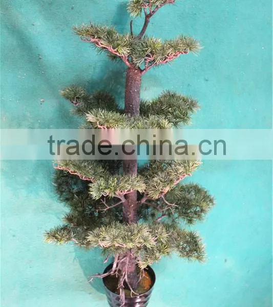 Home Garden Decoration 50cm to 160 cm Hight Small Indoor Canadian Artificial Green Pot Plastic Similar Pine Trees ELSPZ02 0906 photo-2