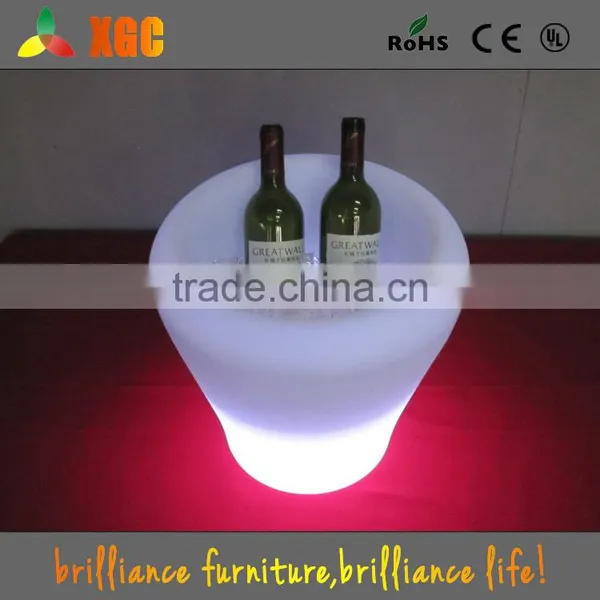Plastic Led Ice Bucket Color Changing,bars Nightclubs LED Light up Ice Bucket Champagne Beer Bucket photo-6