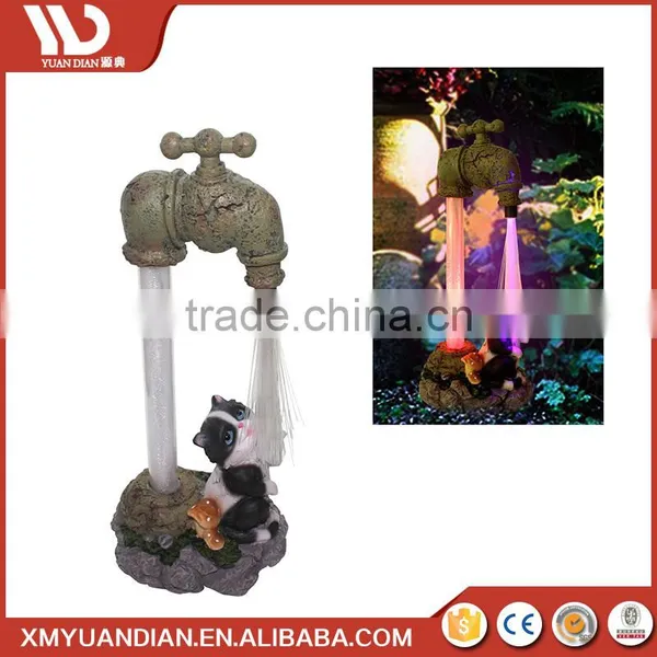 China Product Art Work Animal Resin Craft Solar Light Garden photo-3